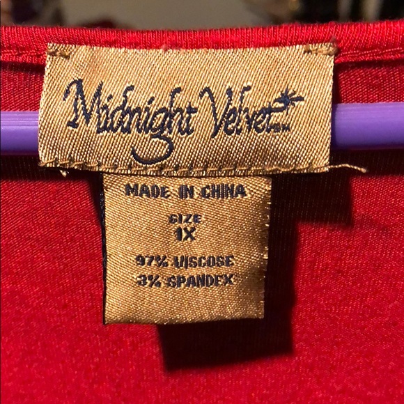 Red Wrap Top - Picture 5 of 5